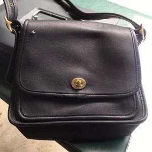Coach black crossbody purse